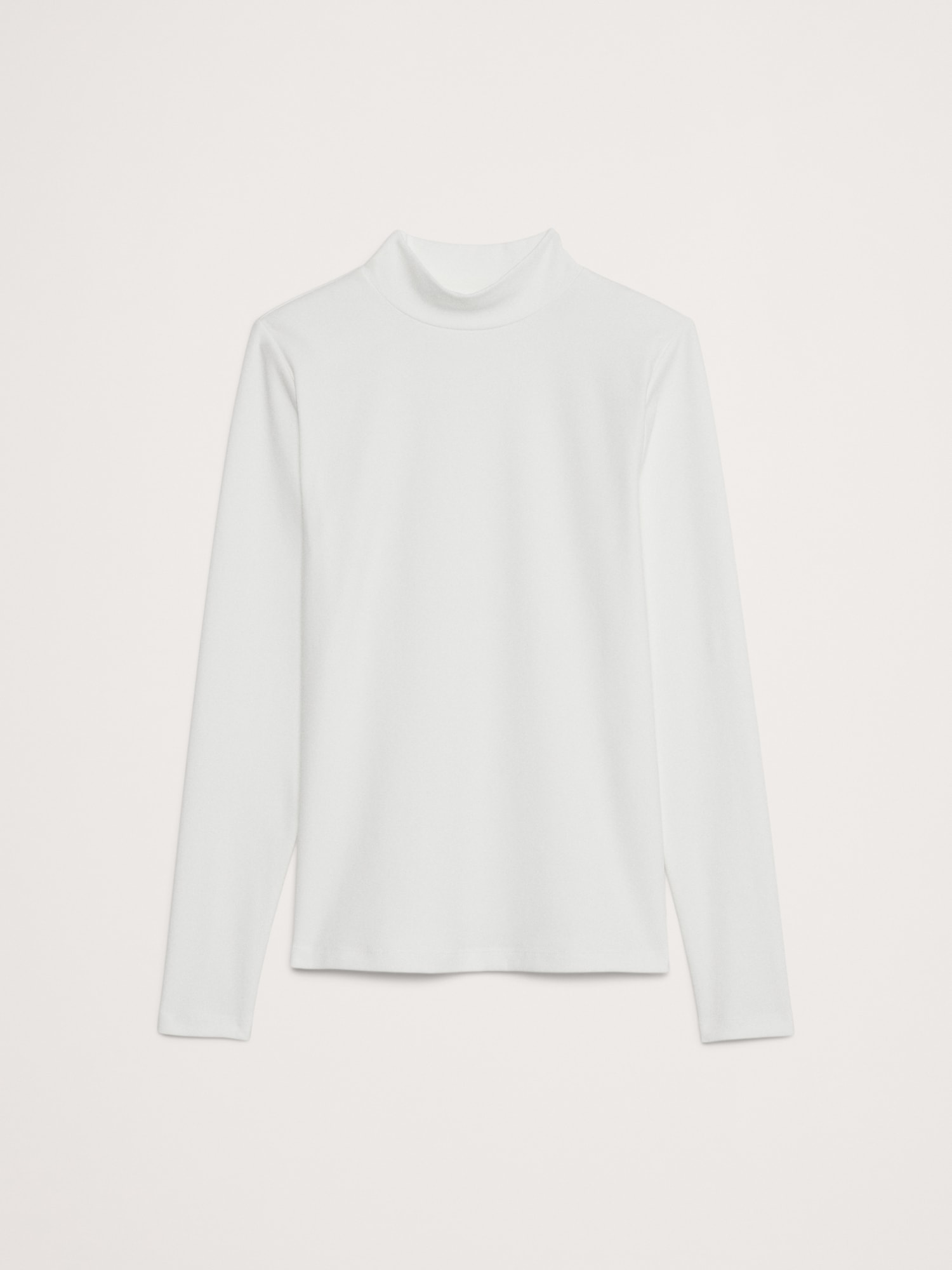 Refined Mock-Neck Top