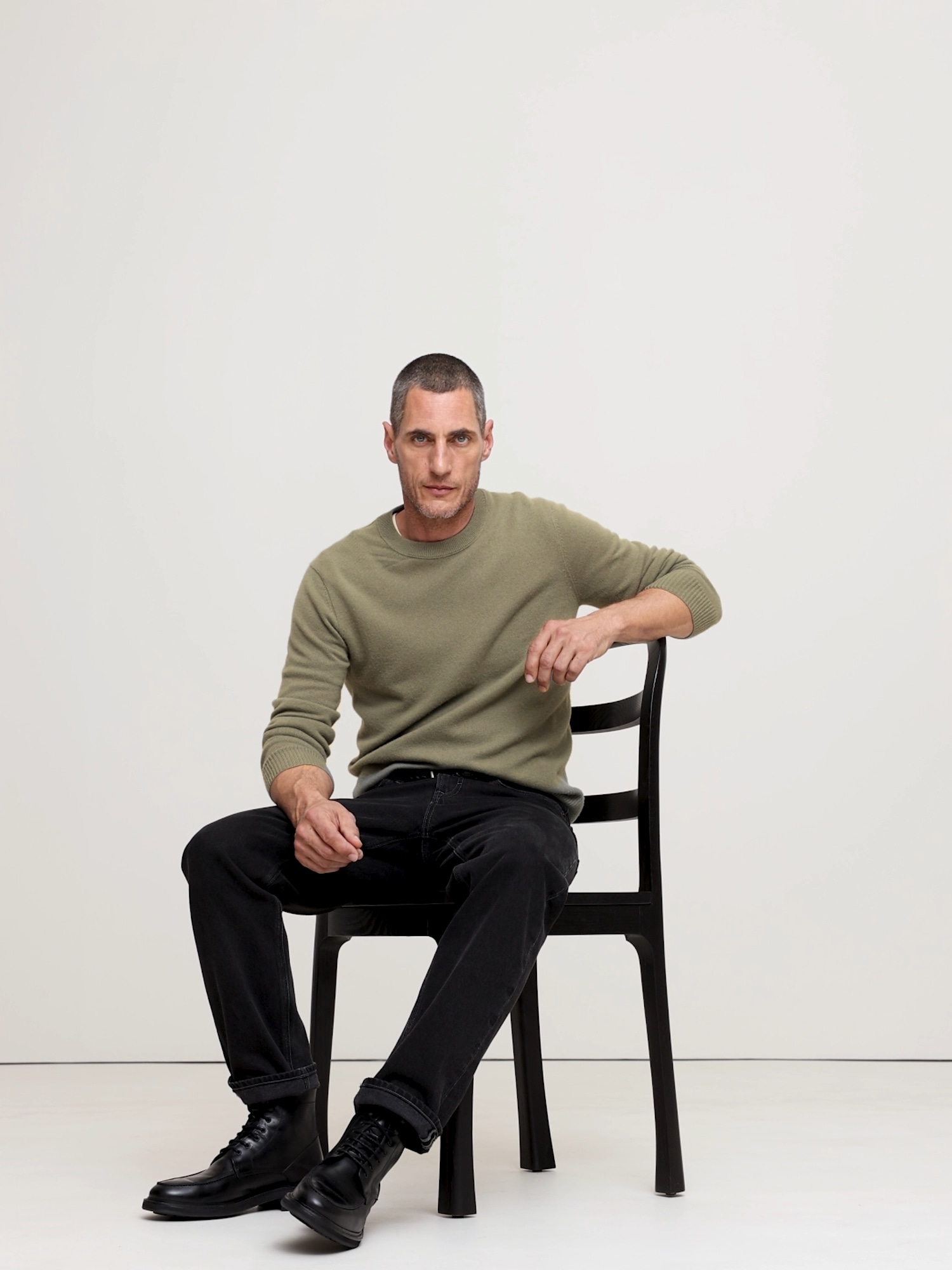Image number 2 showing, Cashmere Crew-Neck Sweater