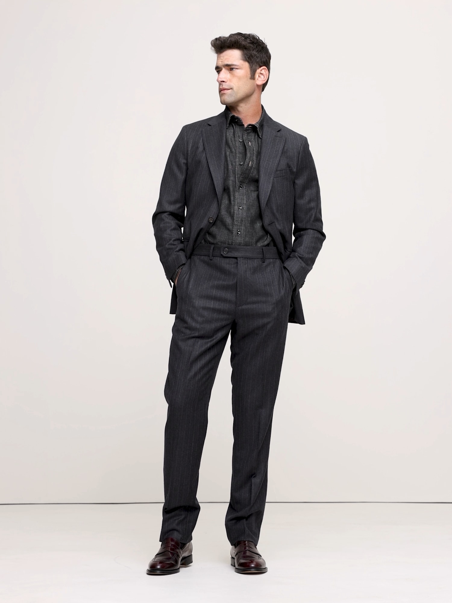 Image number 2 showing, Signature Italian Wool Flannel Suit Pant