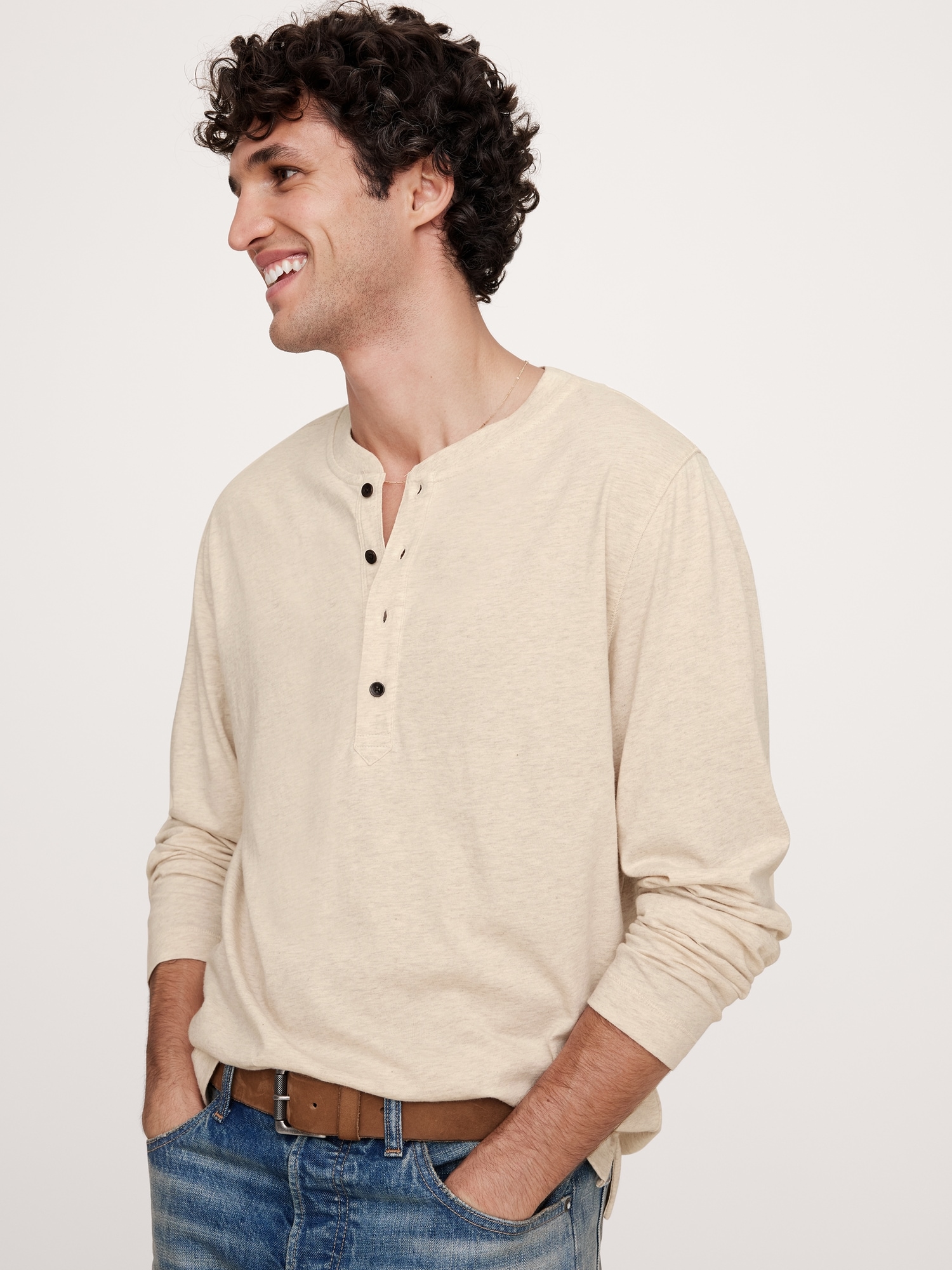 Soft Wash Henley T-Shirt