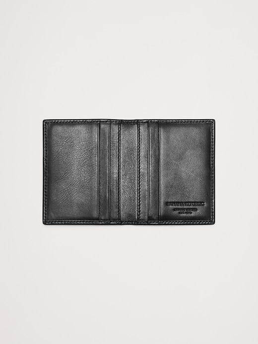 Leather Bi-Fold Card Case