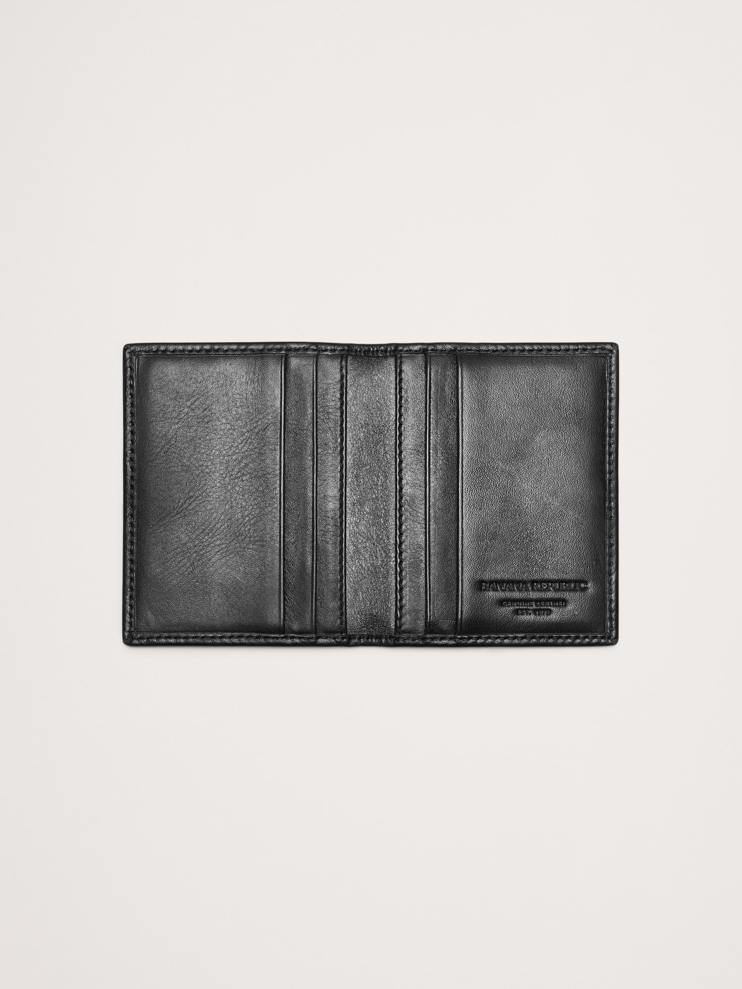 Leather Bi-Fold Card Case