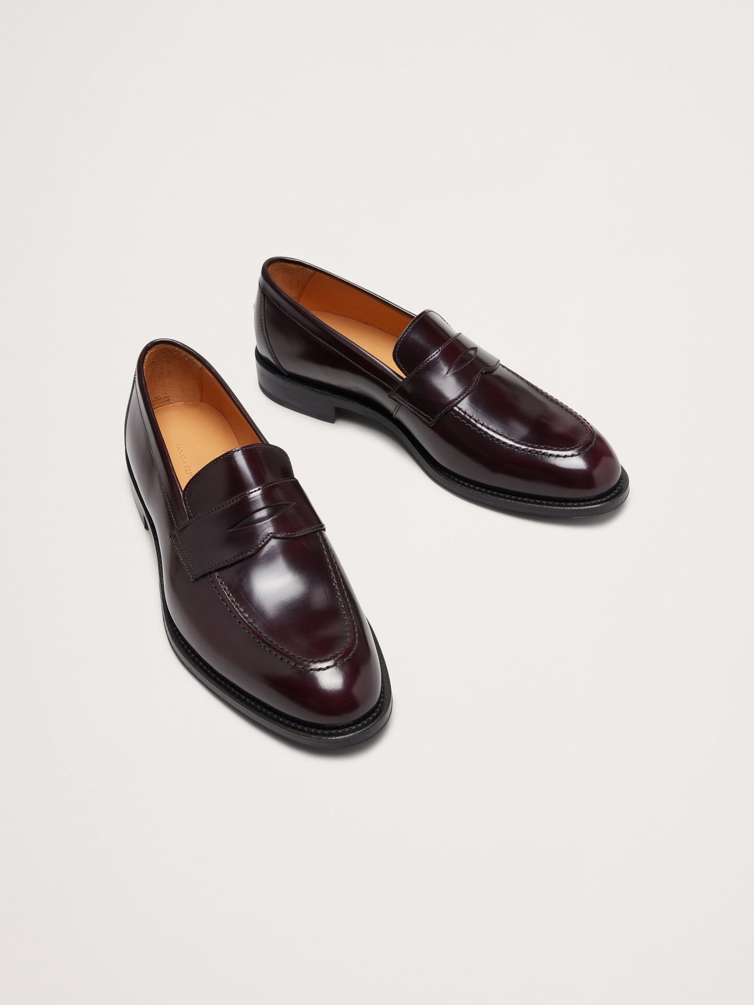 Leather Dress Penny Loafer Banana Republic