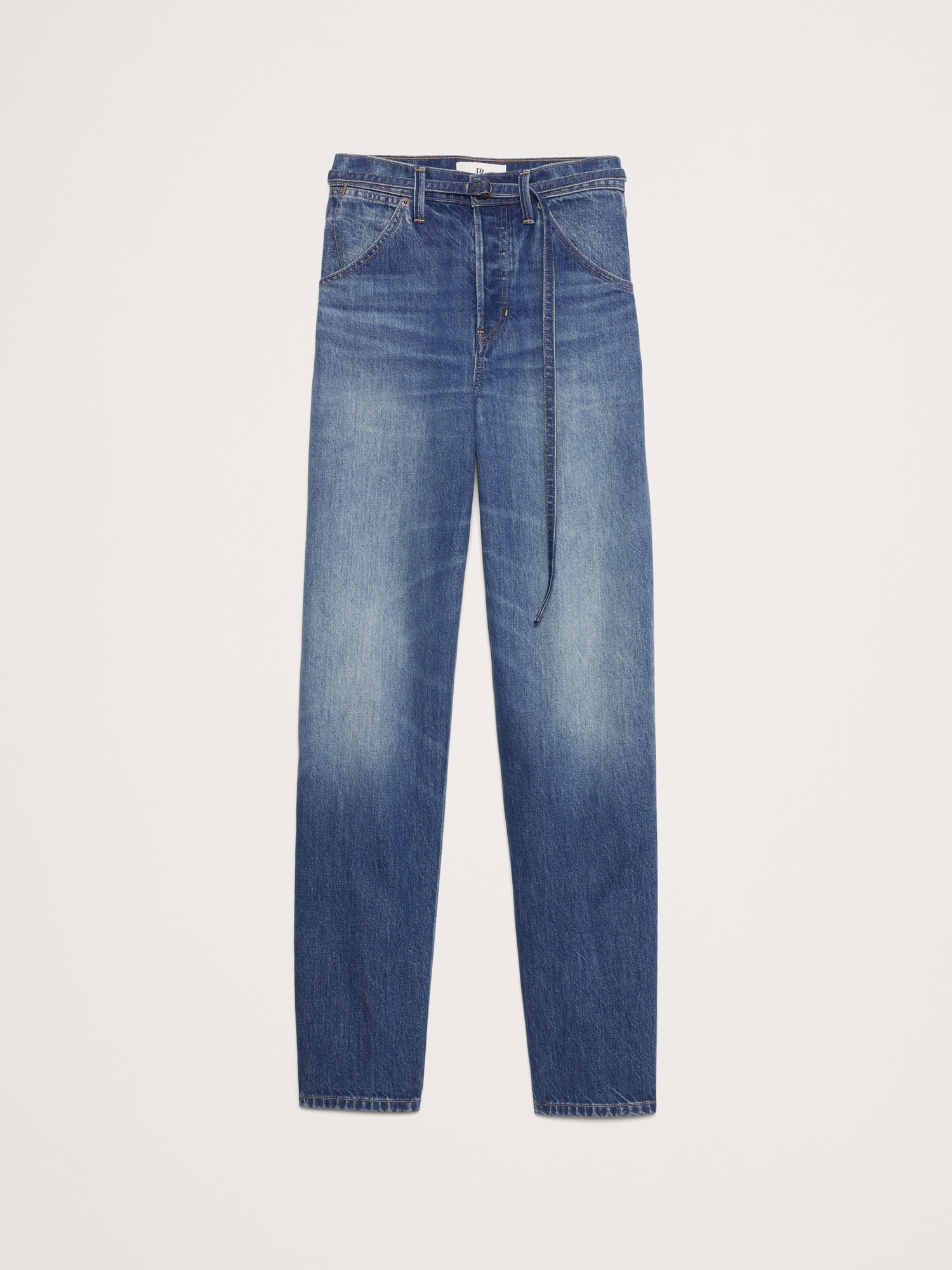 High-Rise Rigid Bow Jean