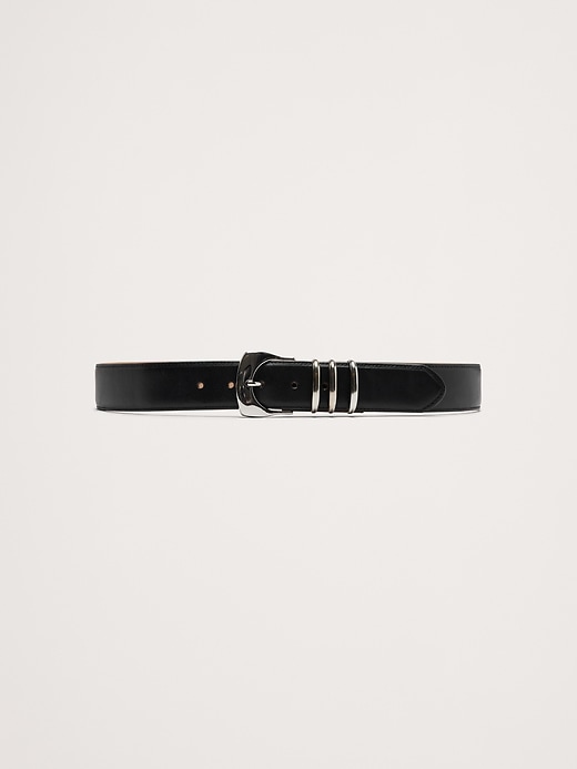 Fiori Statement Leather Belt | Banana Republic display picture 3