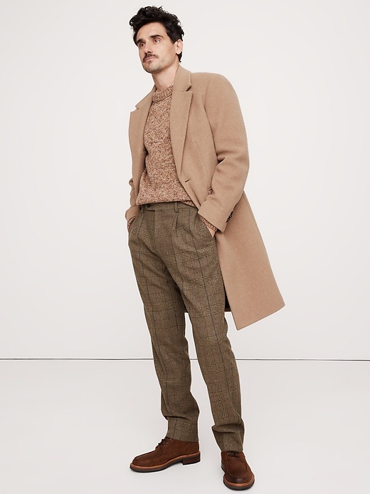 Plaid Flannel Suit Pant | Banana Republic