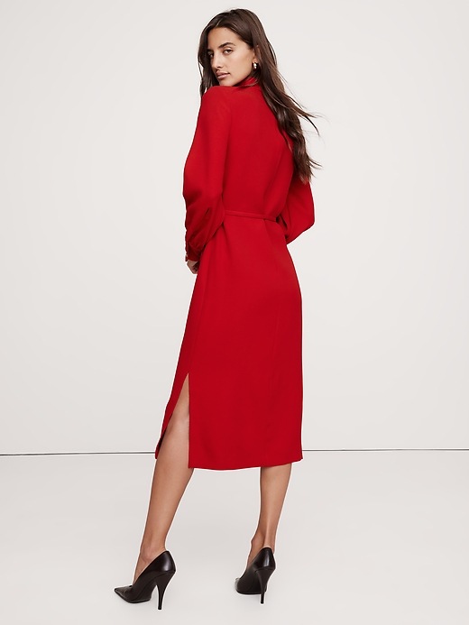 velvet shirred-waist knee-length dress Square Neck Velvet Midi Cocktail Dress XJ413
