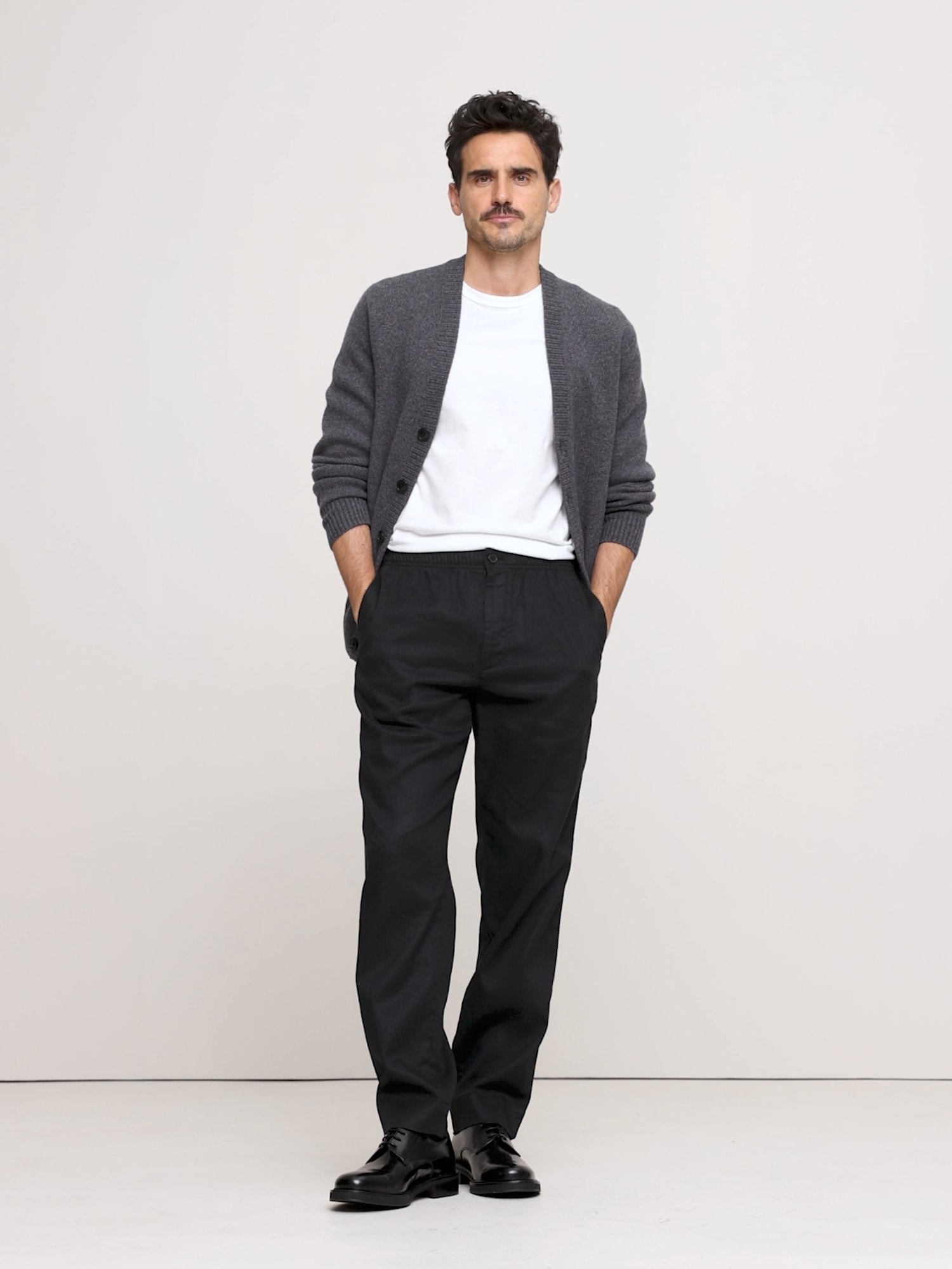 Image number 2 showing, Italian Linen-Cotton Pull-On Pant