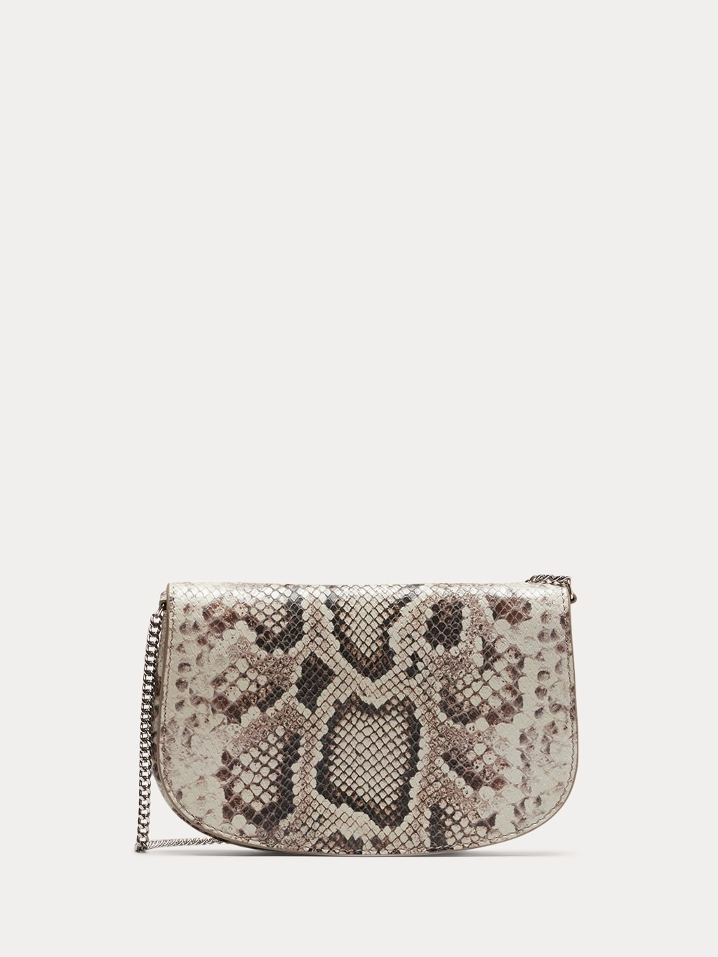 Snake Print Italian Leather Crossbody Bag Banana Republic