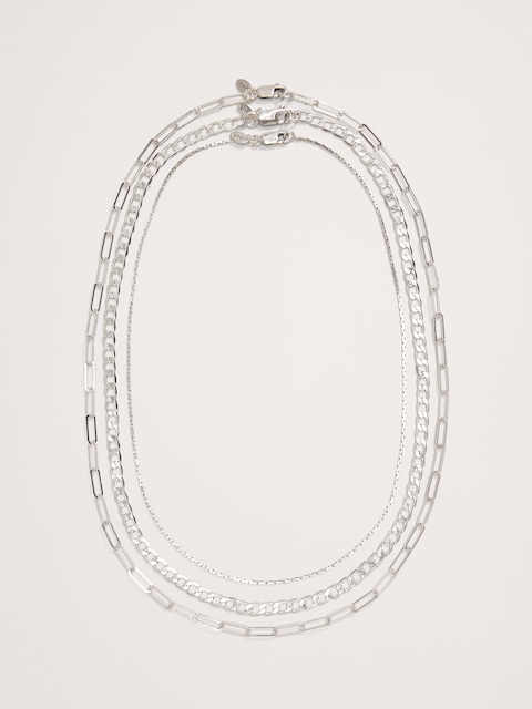 Ravena Delicate Chains Set Of 3 by Aureus + Argent