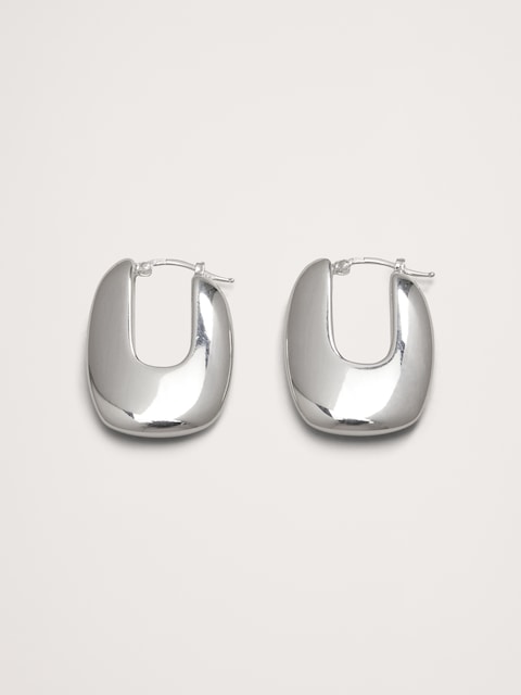 Ravena U-Profile Earrings by Aureus + Argent