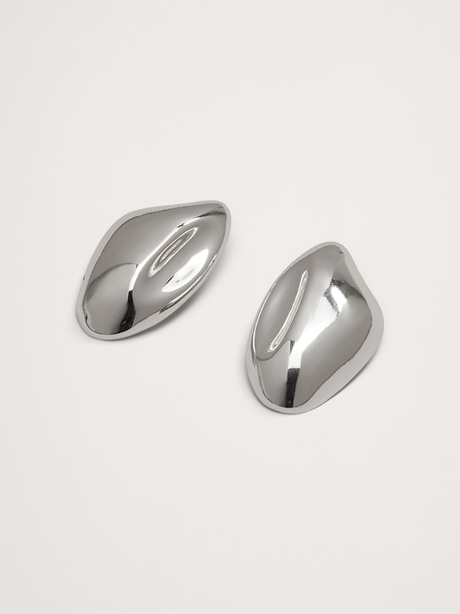 Sculptural Forms Earrings Aureus + Argent
