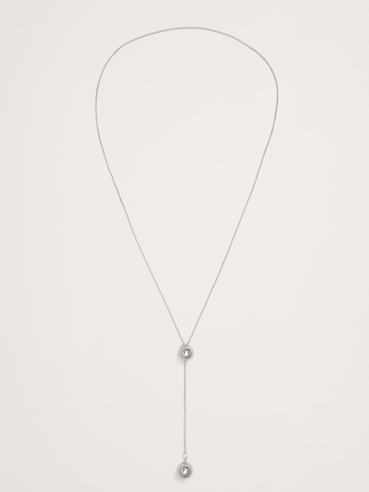 【HYERES LOR】23FW★ Penidor Flat Silver (Y) Necklace Alighting breakthrough of the Mythical Phoenix ~ Sterling