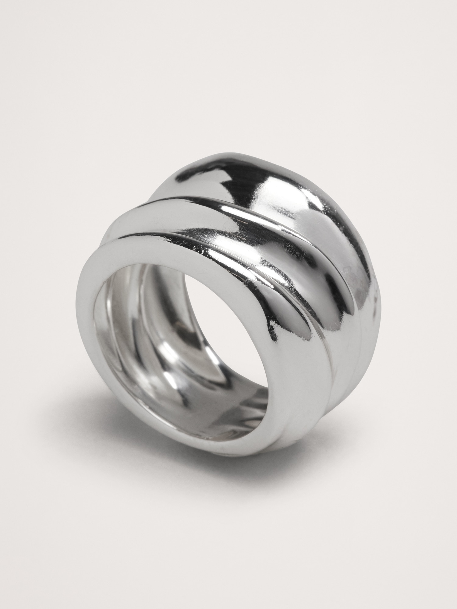 Sculptural Forms Ring Aureus + Argent