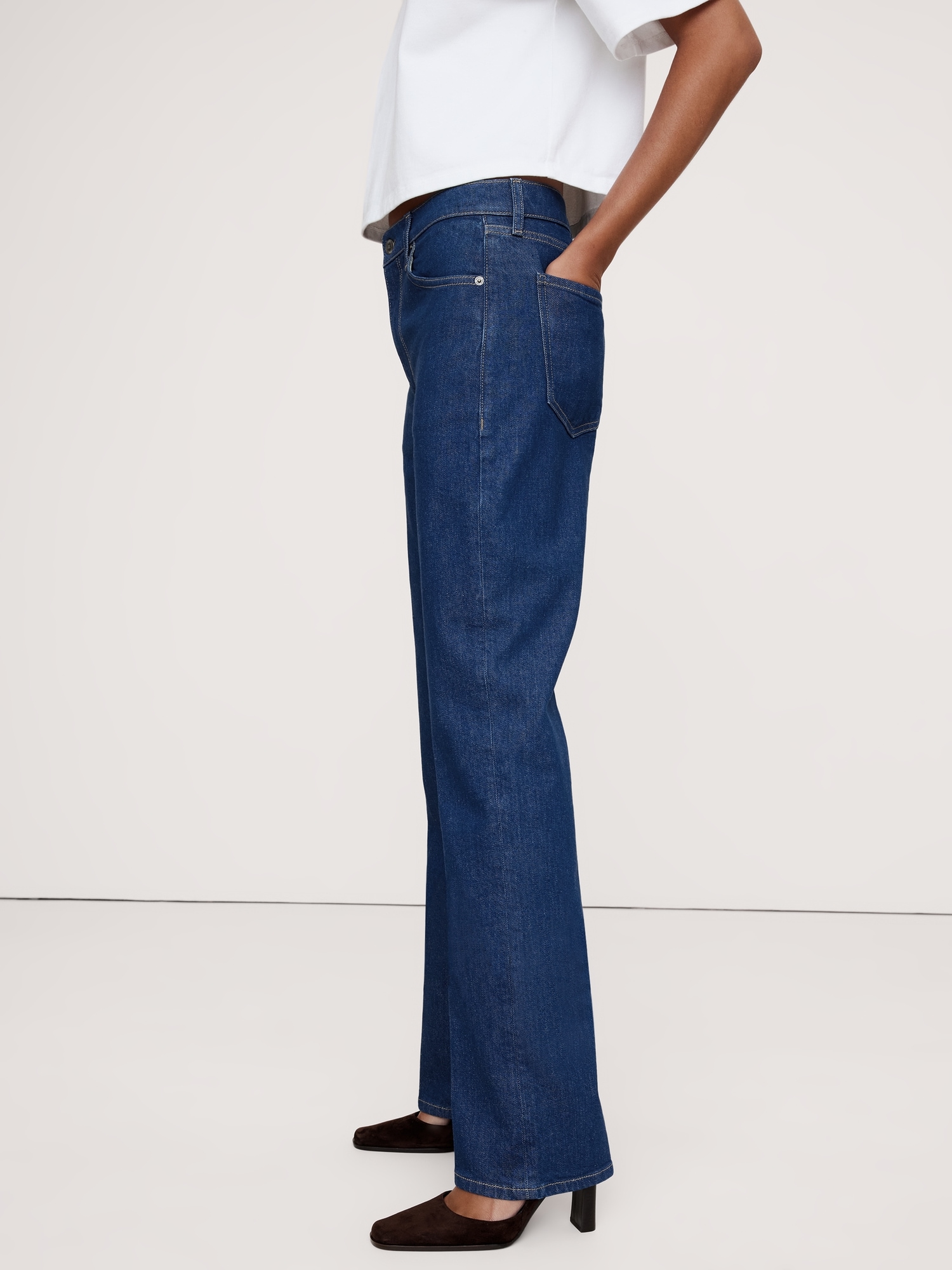 High-Rise Slim Bootcut Jean