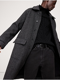 ジャケット・アウター loose Balmacaan over long coat / remer remer（リメール）の「loose Balmacaan over long coat / ルーズ