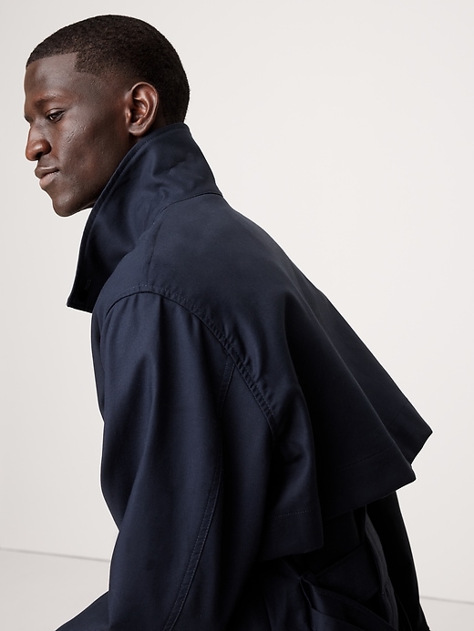 Italian Twill Mac Coat | Banana Republic