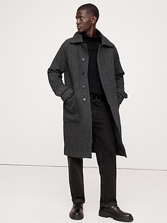 バナナ・リパブリック ヘリンボーン イタリアンメルトン トップコート 楽天市場】【SALE／64%OFF】BANANA REPUBLIC (M)ヘリンボーン
