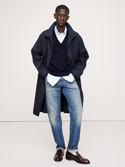 Italian Twill Mac Coat | Banana Republic