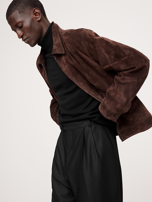 パンツ 1990's BANANA REPUBLIC wide slacks Signature Italian Hopsack Wide-Leg Pant | Banana Republic