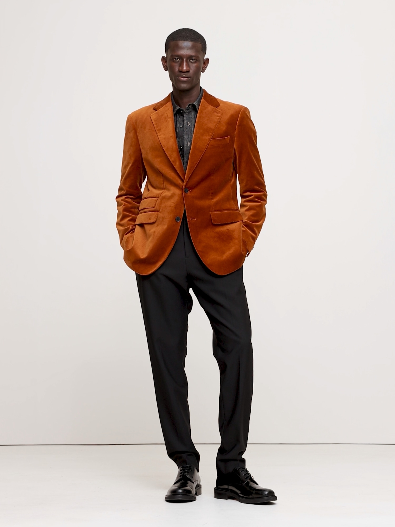 Image number 2 showing, Cotton Velvet Blazer