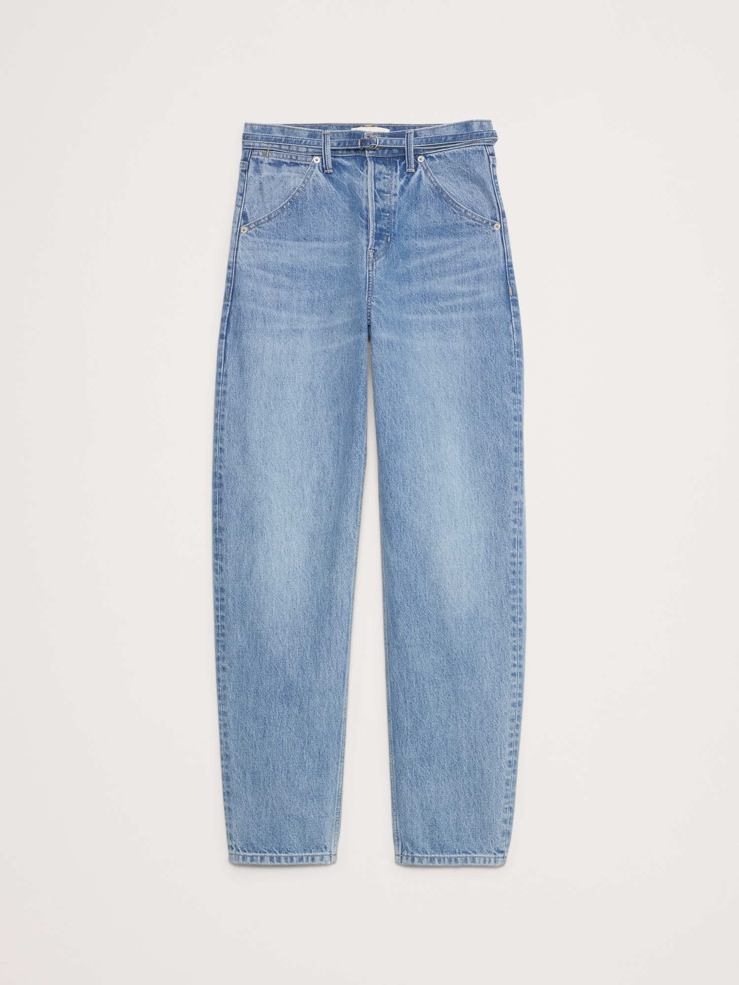 High-Rise Rigid Bow Jean