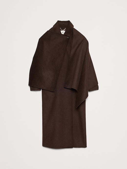 Oversized Double-Faced Cape Coat | Banana Republic