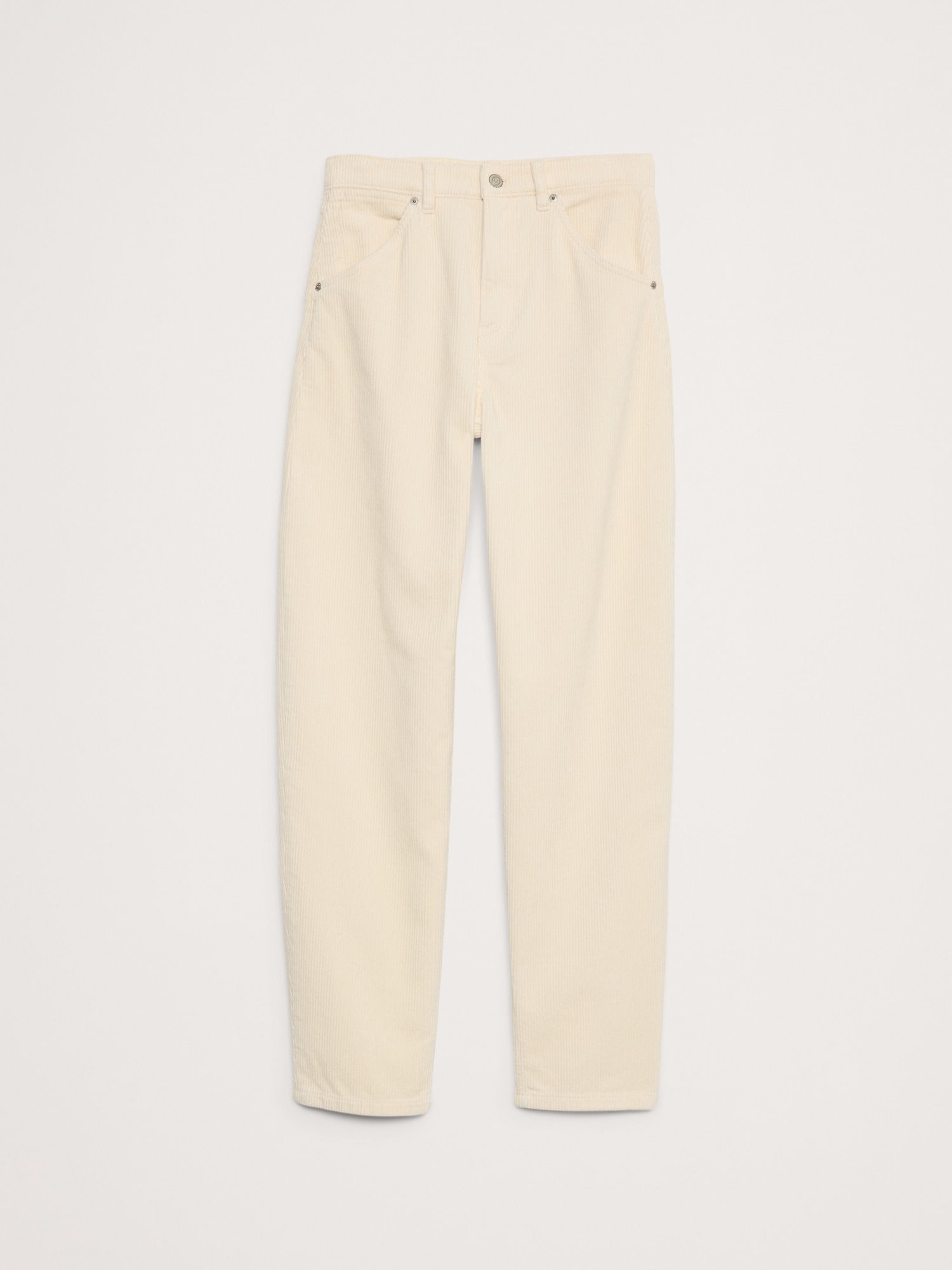 High-Rise Bow Corduroy Pant