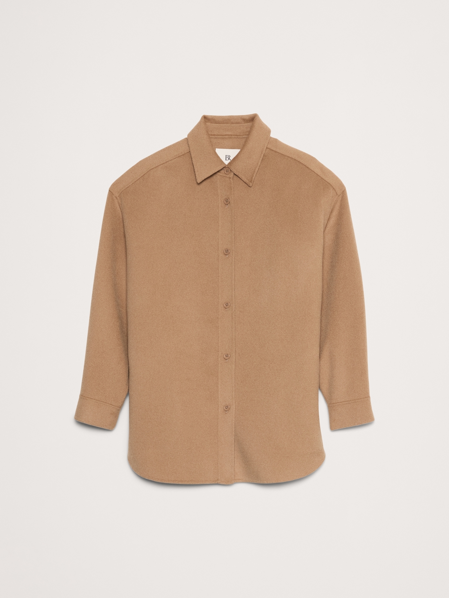 Double-Faced Wool-Blend Shirt Jacket