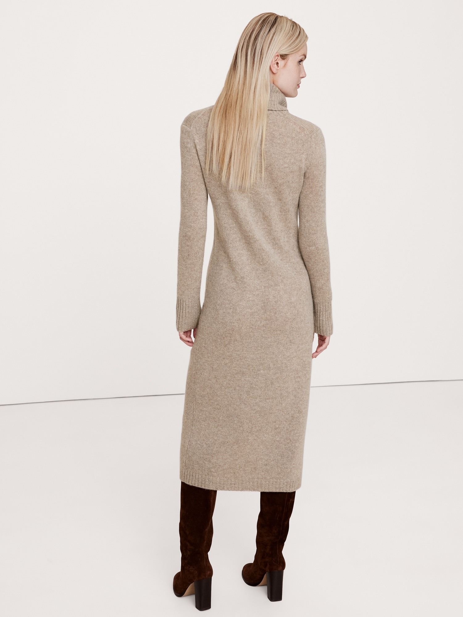 Sweater dress midi length on sale