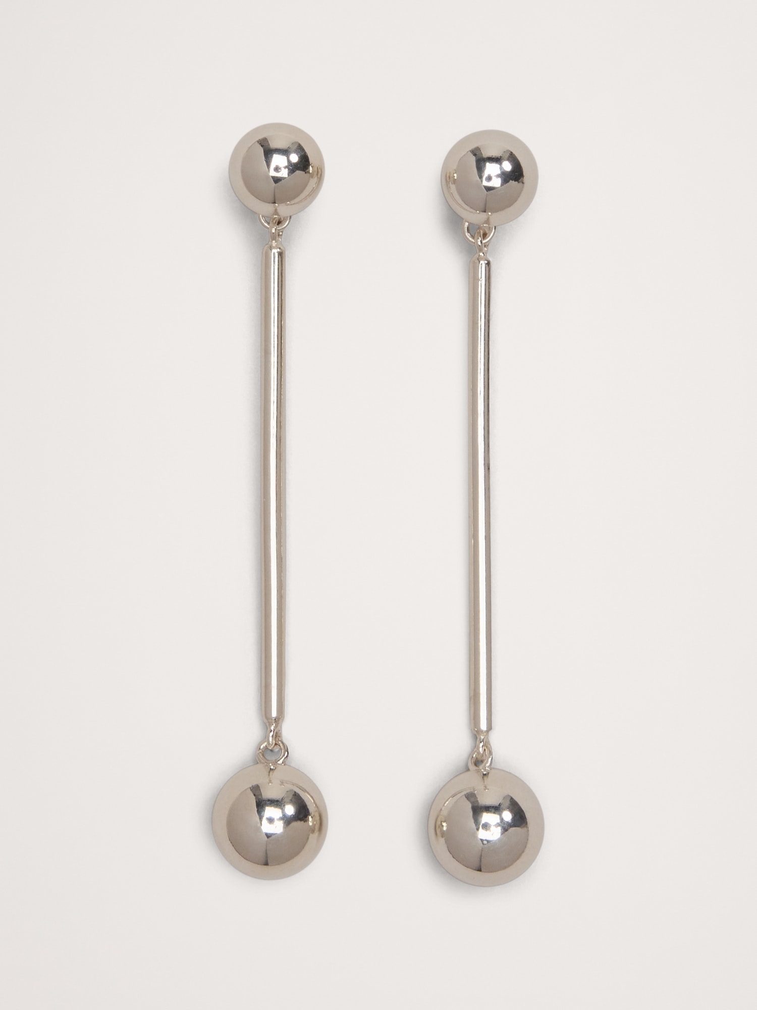 Large Barbell Drop Earrings