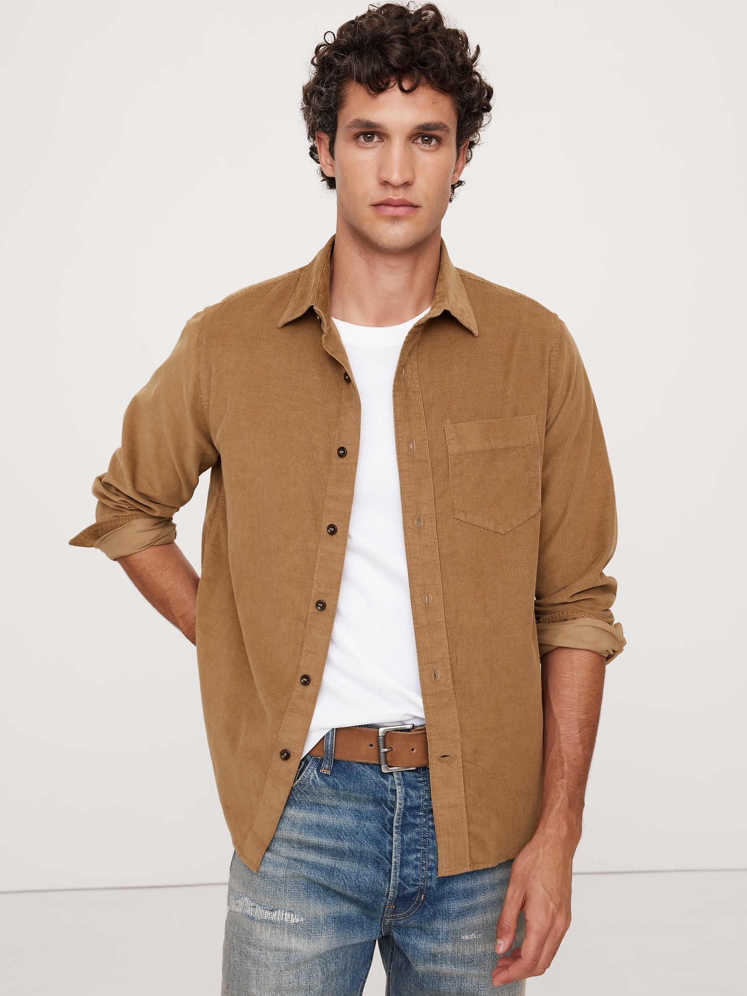 Lightweight Corduroy Shirt