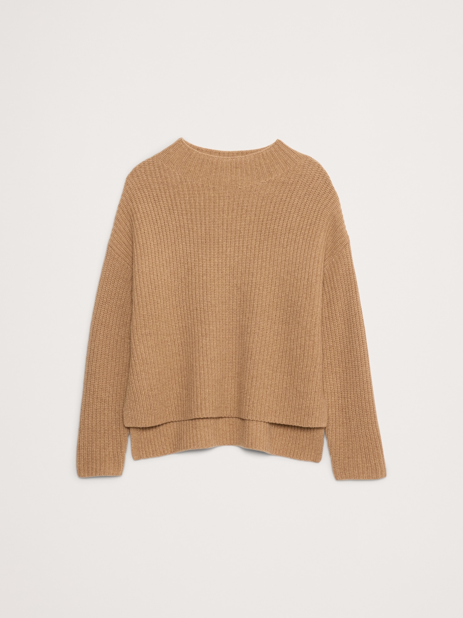 Oversized Wool Ribbed Sweater