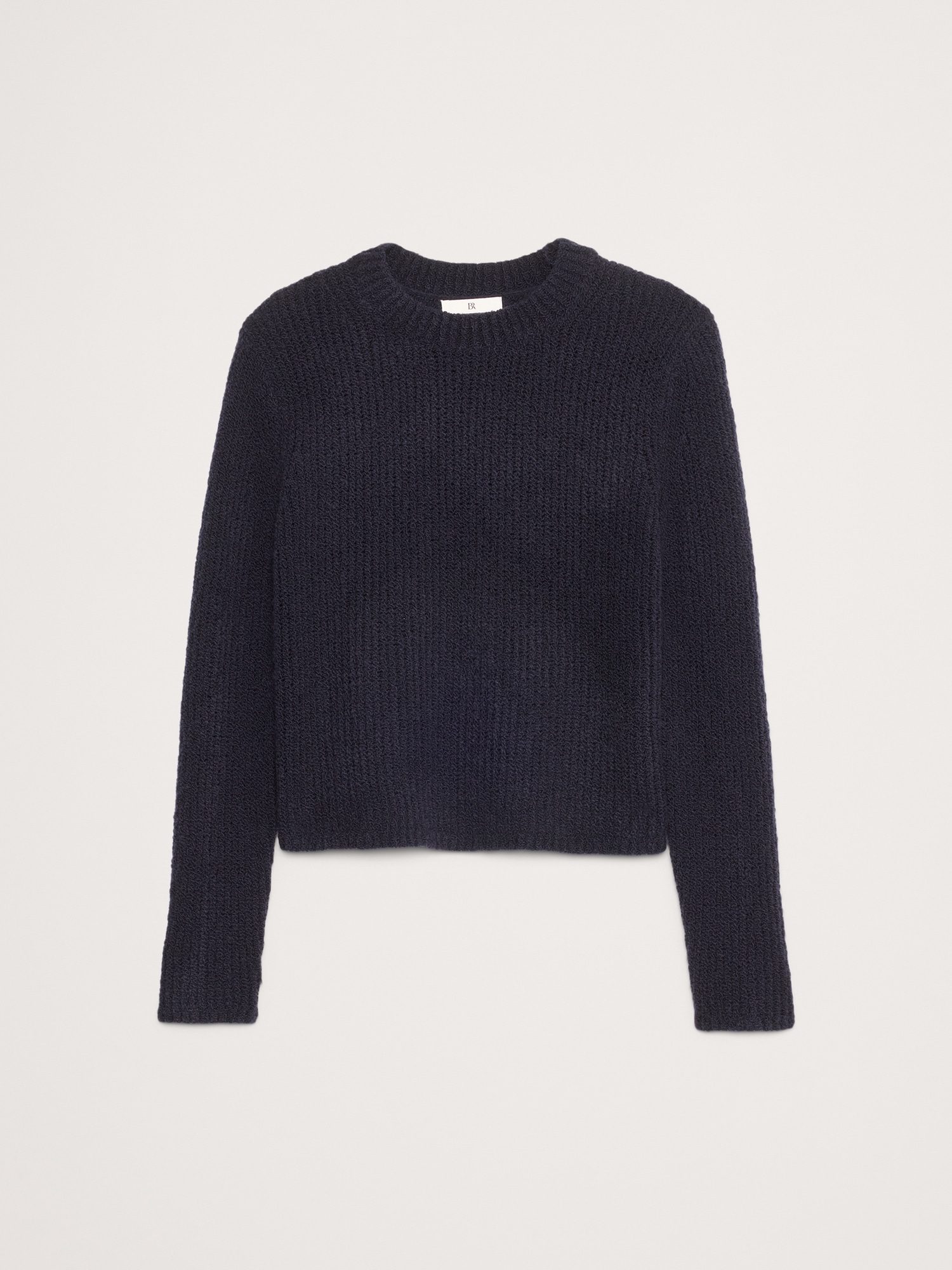 Merino-Blend Crew-Neck Sweater