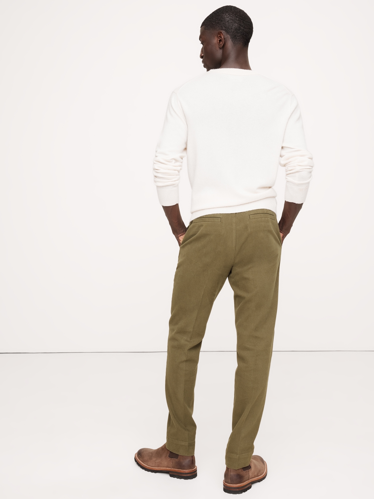 Slim Brushed Stretch Chino