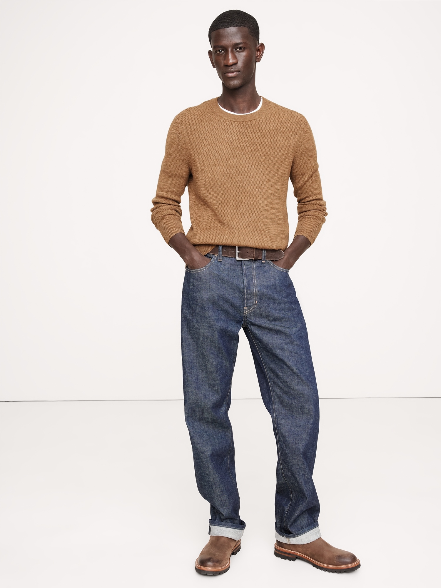 Franco Merino Crew-Neck Sweater