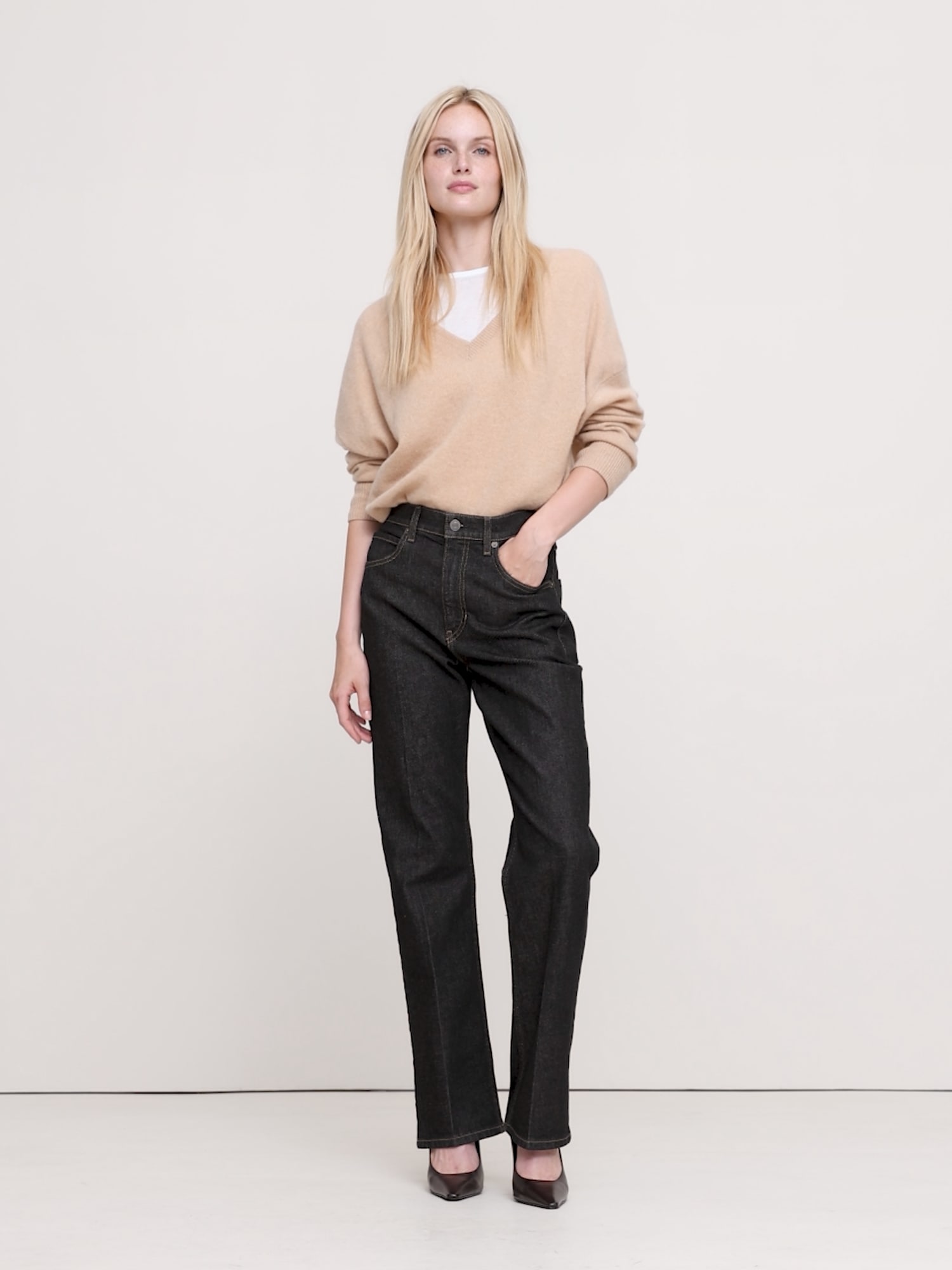 Image number 2 showing, High-Rise Slim Bootcut Jean