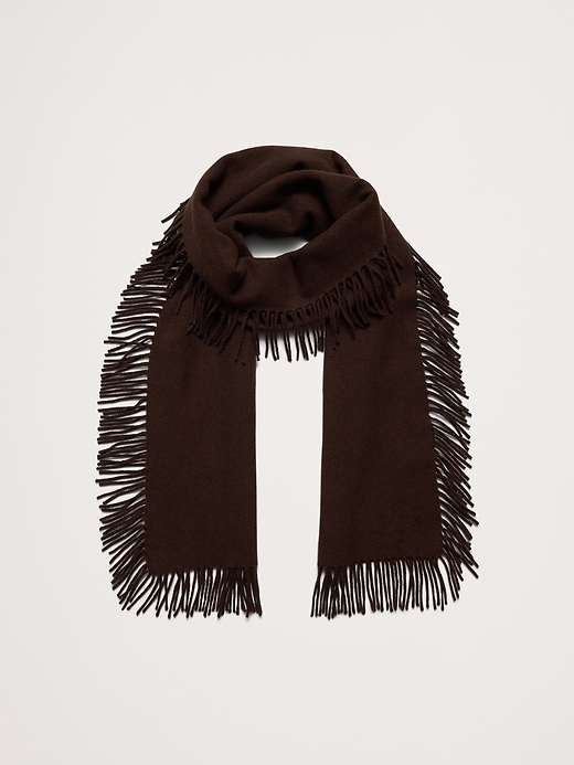 美品✴︎BANANA REPUBLIC✴︎フリンジウールスカーフ Fringed Wool Scarf | Banana Republic