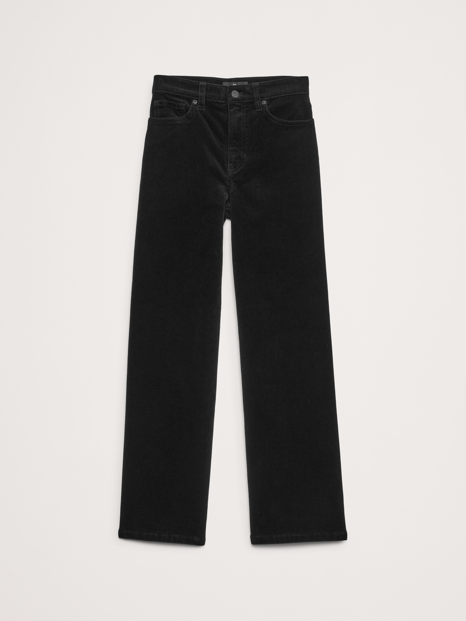 Ultra High-Rise Wide-Leg Crop Corduroy Pant