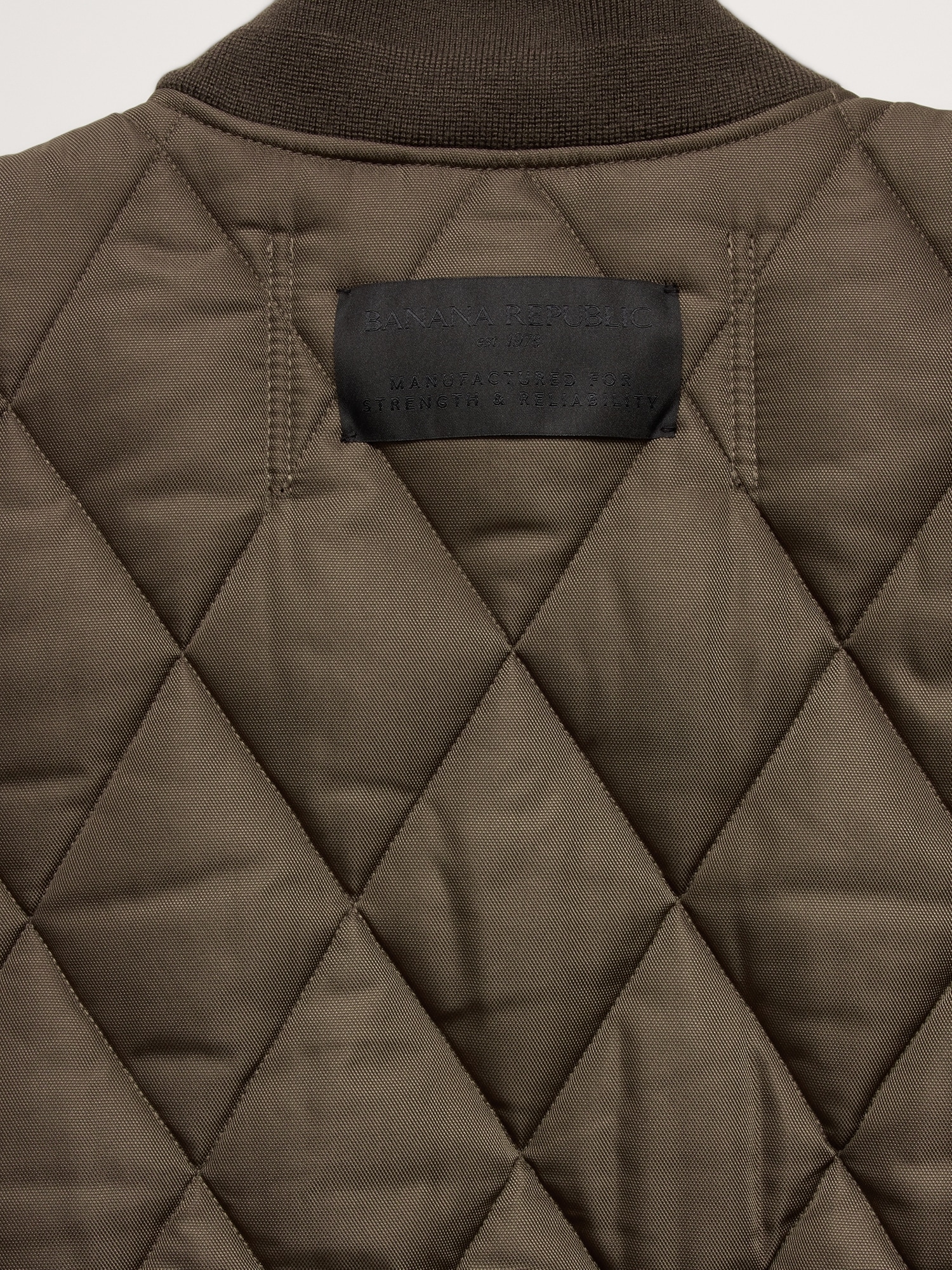 Quilted Bomber Jacket