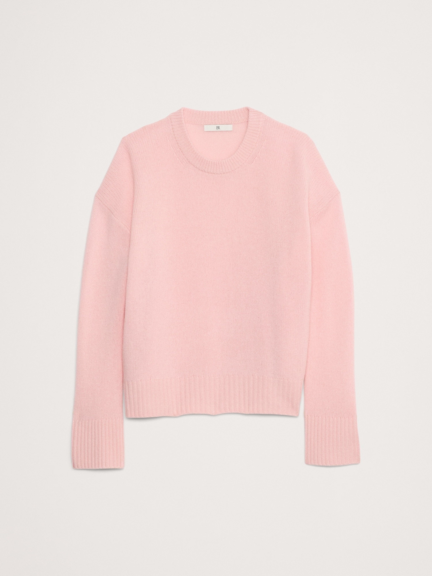 Oversized Midweight Cashmere Crew-Neck Sweater