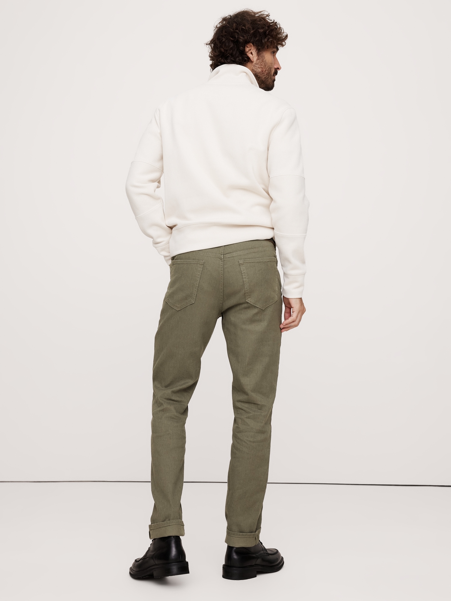 Slim Linen-Cotton Traveler Pant