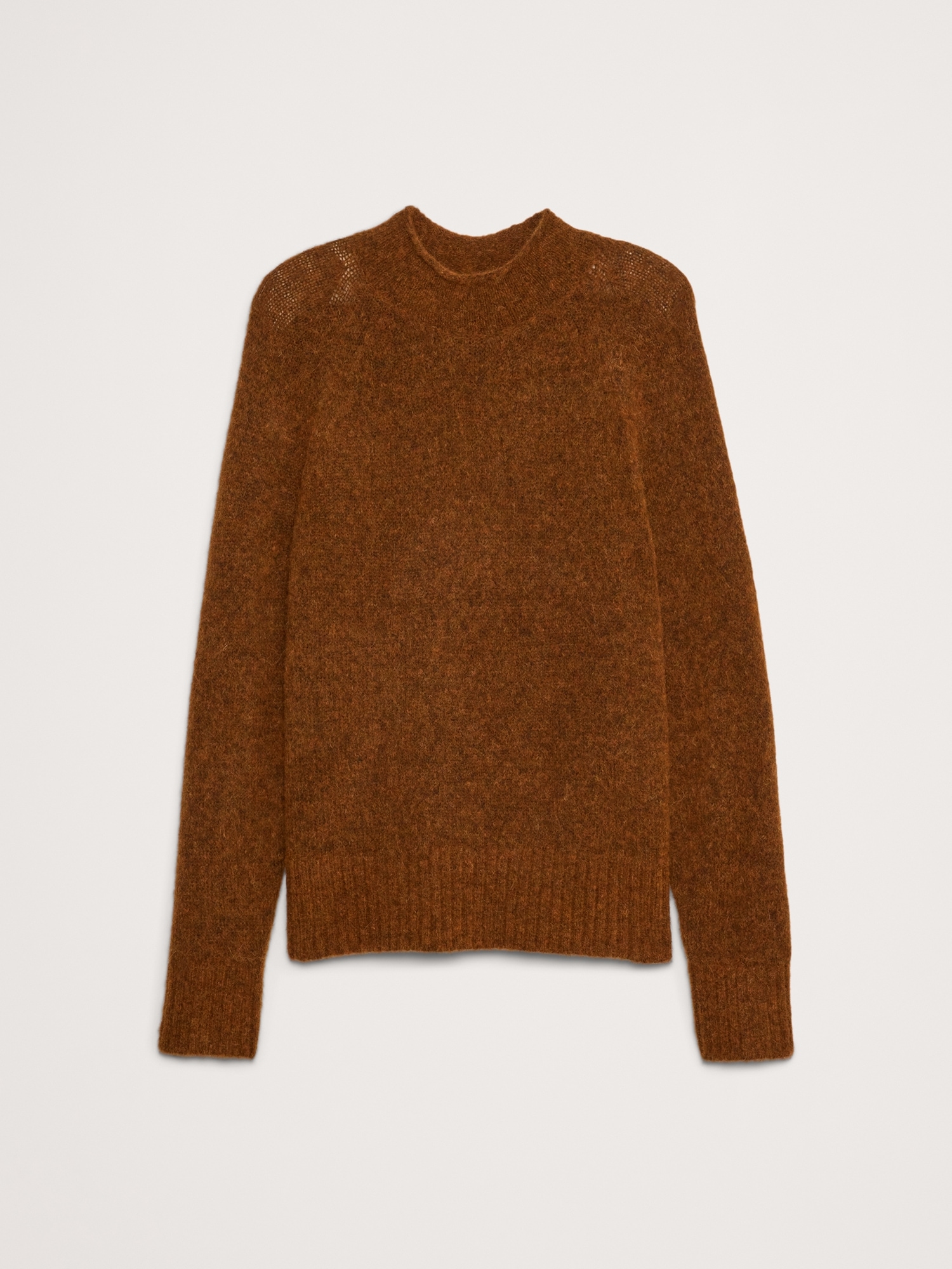 Alpaca-Wool Blend Crew-Neck Sweater