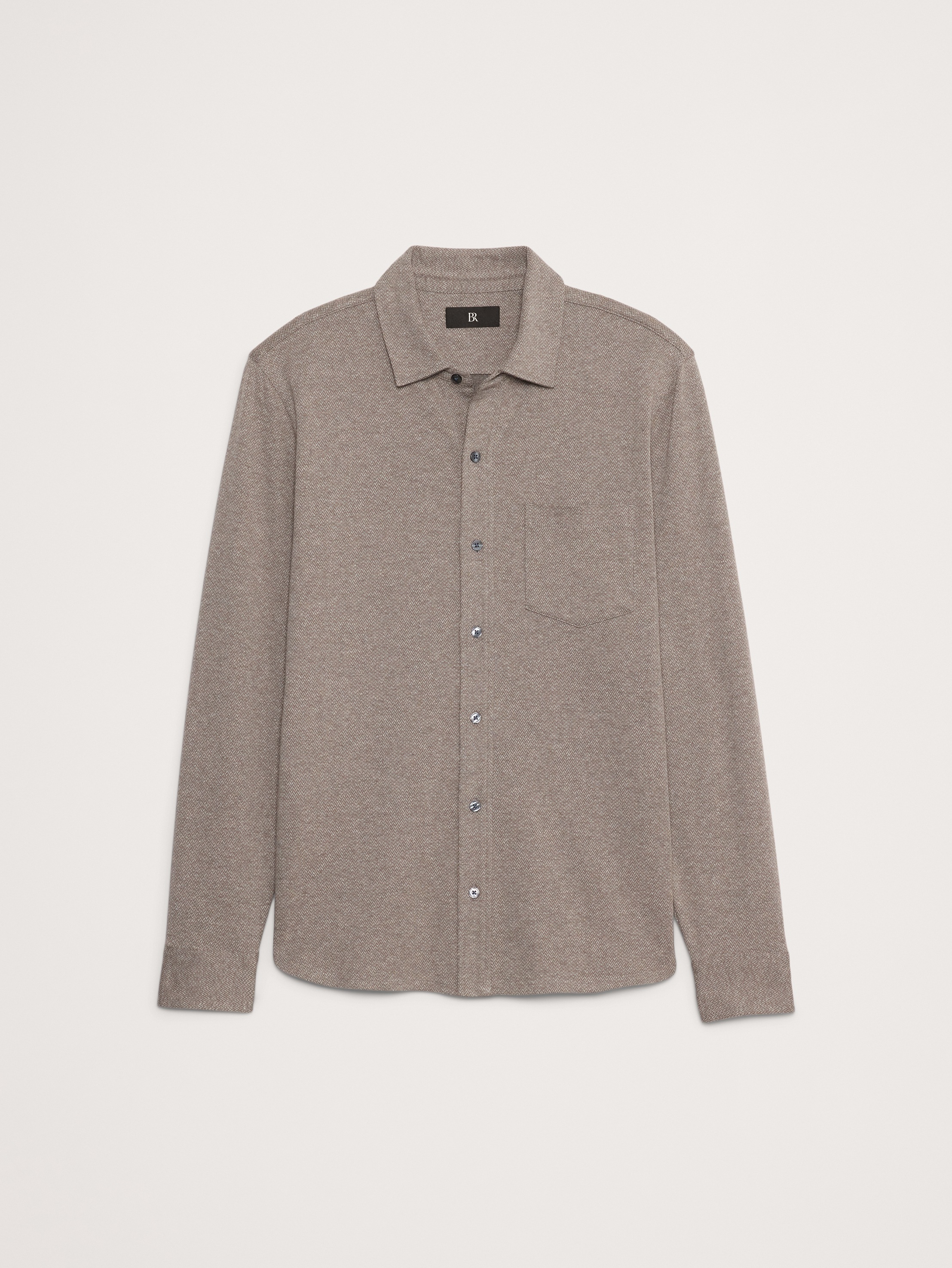 トップス yoke mesh herringbone shirts 3 YOKE HERRINGBONE MESH SHIRT