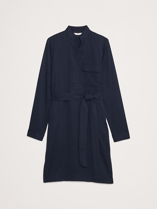 banana republic tencel shirt dress Tencel-Linen Eyelet Mini Dress