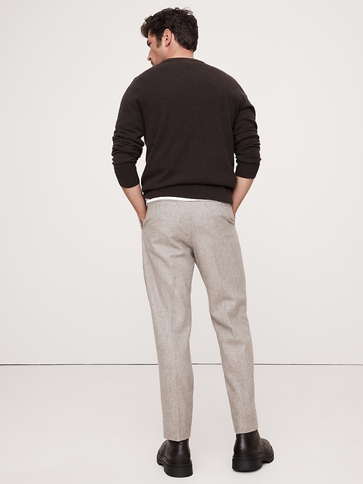 Wool-Blend Pleated Pant | Banana Republic