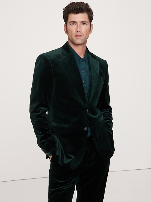 banana republic green velvet dress Suit Jacket brooke-hoco-2026