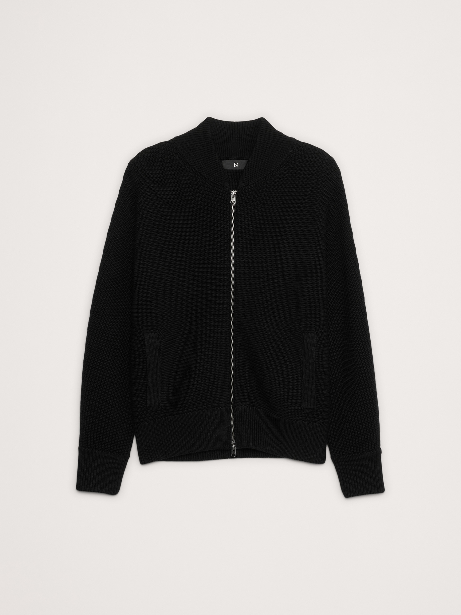 Italian Merino Sweater Bomber