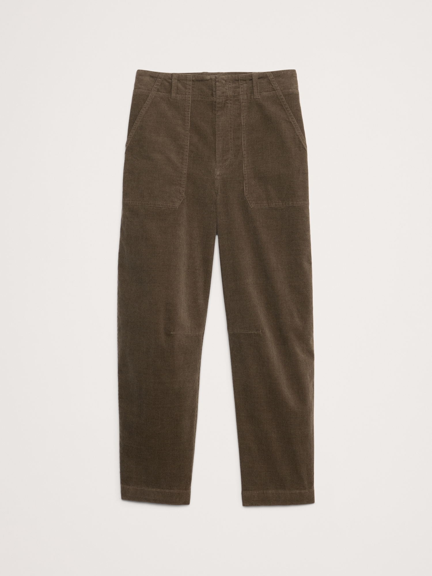 High-Rise Barrel Utility Chino