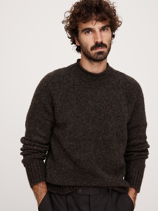 Banana Republic Wool knit half zip sweater Men's size L / eaa490138 main image 0